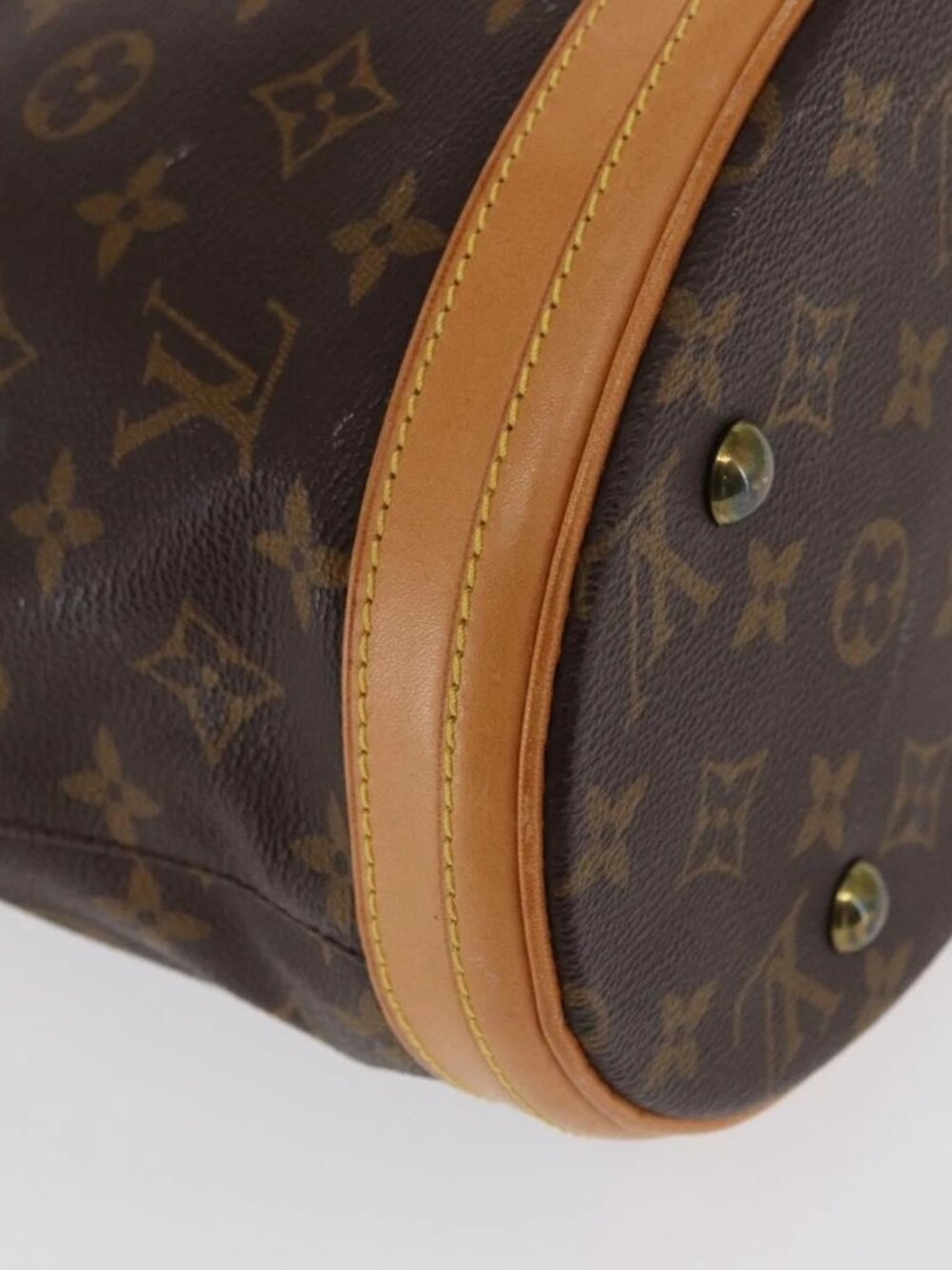 LOUIS VUITTON Monogram Bucket PM Shoulder Bag M42238 LV Auth am9732 - Picture 4 of 16